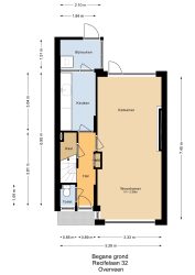 Overveen – Recifelaan 32 – Plattegrond 2