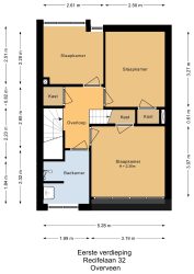 Overveen – Recifelaan 32 – Plattegrond 3