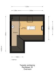 Overveen – Recifelaan 32 – Plattegrond 4