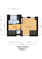 Haarlem – Parklaan 18 – Plattegrond 3