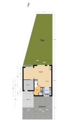 Heemstede – Beatrixplantsoen 17 – Plattegrond