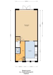 Haarlem – A.L. Dyserinckstraat 61 – Plattegrond