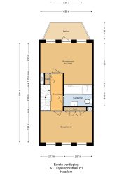 Haarlem – A.L. Dyserinckstraat 61 – Plattegrond 2