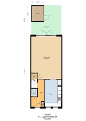 Haarlem – A.L. Dyserinckstraat 61 – Plattegrond 5