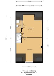 Haarlem – A.L. Dyserinckstraat 61 – Plattegrond 4