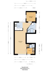 Heemstede – Borneostraat 39A – Plattegrond