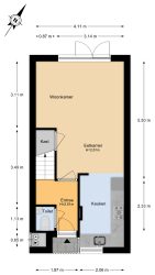 Heemstede – Snelliuslaan 15 – Plattegrond 2