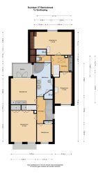 Bennebroek – Duinlaan 27 – Plattegrond