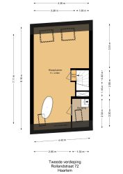 Haarlem – Rollandstraat 72 – Plattegrond 2