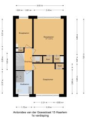 Haarlem – Antonides van der Goesstraat 15 – Plattegrond 5