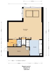 Vijfhuizen – Schans 75 – Plattegrond