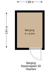 Haarlem – Kazerneplein 50 – Plattegrond 6